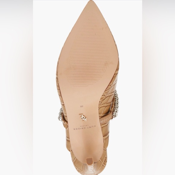Kurt Geiger London Duke Crystal Strap Pointed Toe Shoe - NWT - Picture 6 of 9